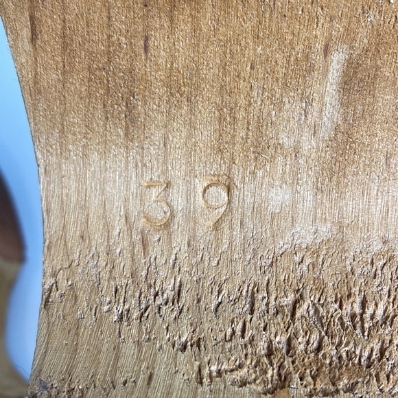 Free People Mia Presley Clogs in Black Leather 39 Hippie Scandi Girl Granola - Picture 14 of 15